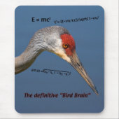 Crane Head Mousepad Muismat (Voorkant)