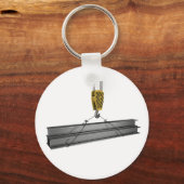 Crane Lifting Girders Sleutelhanger (Voorkant)