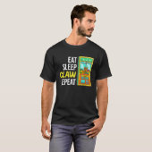 Crane-machine met handgereedschapsmachine t-shirt (Voorkant volledig)