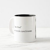 Crane Med Tweekleurige Koffiemok (Voorkant links)