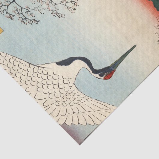 Crane of Edo, Hiroshige Tissuepapier (Detail)