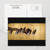 Crane, Ogata Korin Japanse Fine Art Briefkaart (Voorkant / Achterkant)