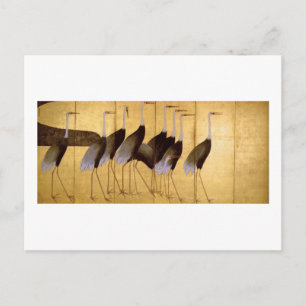 Crane, Ogata Korin Japanse Fine Art Briefkaart