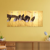 Crane, Ogata Korin Japanse Fine Art Canvas Afdruk (Insitu (Woonkamer))