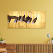 Crane, Ogata Korin Japanse Fine Art Canvas Afdruk (Insitu (Woonkamer))