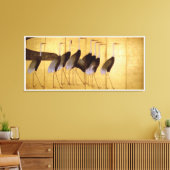 Crane, Ogata Korin Japanse Fine Art Canvas Afdruk (Insitu (Woonkamer))