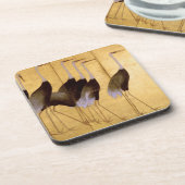 Crane, Ogata Korin Japanse Fine Art Drankjes Onderzetter (Linkerzijde)