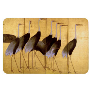 Crane, Ogata Korin Japanse Fine Art Magneet