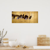 Crane, Ogata Korin Japanse Fine Art Poster (Keuken)