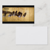 Crane, Ogata Korin Japanse Fine Art Visitekaartje (Voorkant / Achterkant)