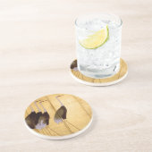 Crane, Ogata Korin Japanse Fine Art Zandsteen Onderzetter (Zijkant)