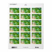 Crane on the Mismaloya River 0335 Address Etiket (Full Sheet)