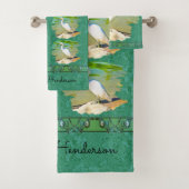 Crane on the Mismaloya River 0335 Bad Handdoek (Insitu)