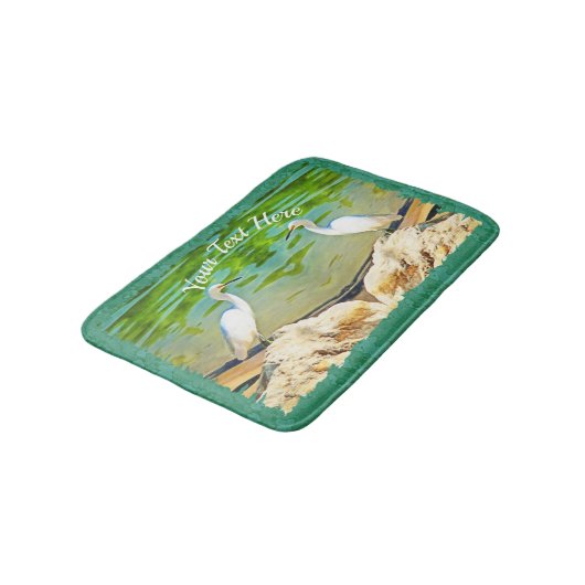 Crane on the Mismaloya River 0335 Badmat (Gekanteld)