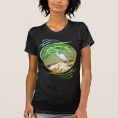Crane on the Mismaloya River 0335 T-shirt (Voorkant)