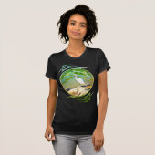 Crane on the Mismaloya River 0335 T-shirt (Voorkant volledig)