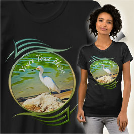 Crane on the Mismaloya River 0335 T-shirt