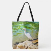 Crane on the Mismaloya River 0335 Tote Bag (Voorkant)