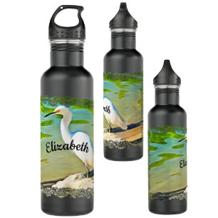 Crane on the Mismaloya River 0335 Waterfles