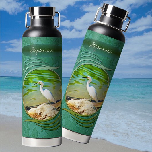 Crane on the Mismaloya River 0335 Waterfles