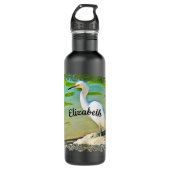 Crane on the Mismaloya River 0335 Waterfles (Voorkant)