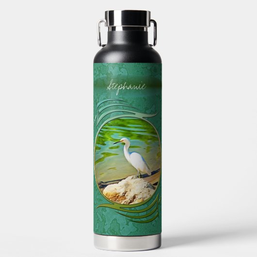 Crane on the Mismaloya River 0335 Waterfles (Voorkant)