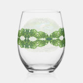 Crane on the Mismaloya River 0335 Wijnglas Zonder Voet (Achterkant)