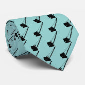 Crane Operator Crane Antiek  Crawler Stropdas (Opgerold)