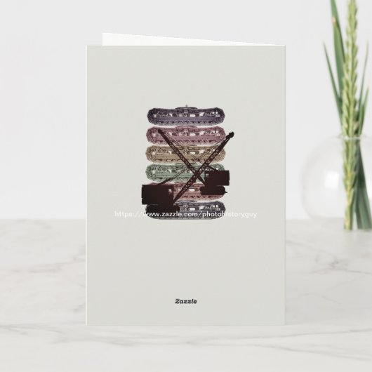 Crane Operator Crawler Crane Birthday Kaart (Achterkant)