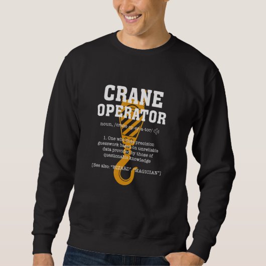 Crane Operator Definition Crane Operator Construc Trui (Voorkant)