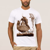 Crane Operator Mannen in Bucket Trust T-shirt (Voorkant)