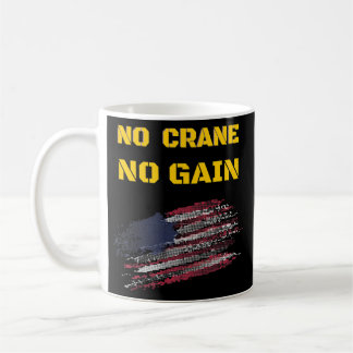 Crane Operator meme citeert grappige mannen jongen Koffiemok
