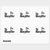 Crane Operator Ronde Sticker (Vel)