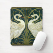 Crane’s Art Nouveau Swans Muismat (Met muis)
