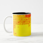 Crane Shovel OPERING ENGINEER art bulldozer SUN Tweekleurige Koffiemok (Links)