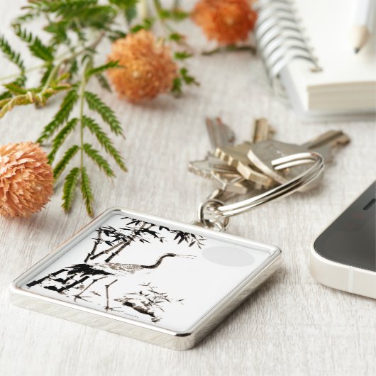 Crane Sleutelhanger (Zijkant)