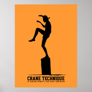 Crane Technique - Als het juist gedaan wordt, kan Poster