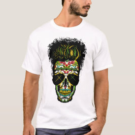 crane_tete_de_dode_mexicry_hipster_mexicain_lune t-shirt