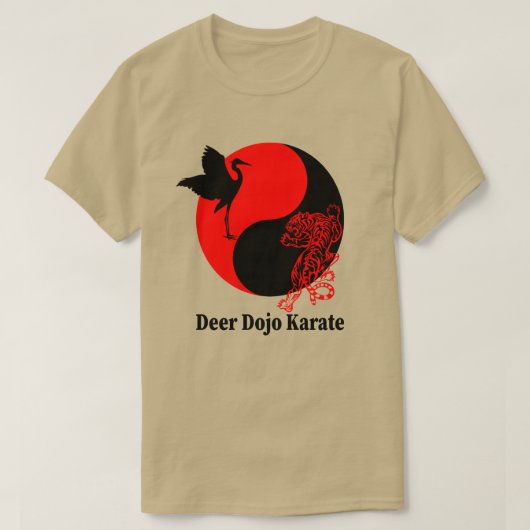 Crane Tiger - Deer Dojo T-shirt (Design voorkant)