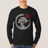 Crane Tree Zen Enso Circle T-shirt (Voorkant)
