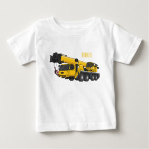 Crane truck cartoon illustratie