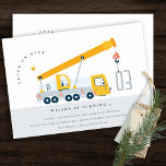 Crane Truck Construction Vehicle Kids Birthday Kaart<br><div class="desc">Een vun kraanwagen voor de bouw van een motorwagen doodt het Collectie van Birthday.. Het is een verbluffend klein lichtje van gele grijze kraanwagen met het geboortejaar, ideaal voor je kleine verjaardagsfeestjes. Het is zeer gemakkelijk om, met uw persoonlijke details aan te passen. Als u een ander bijpassend product of...</div>