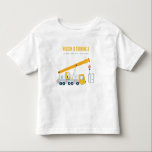 Crane Truck Construction Vehicle Kids Birthday Kinder Shirts<br><div class="desc">Een vun kraanwagen voor de bouw van een motorwagen doodt het Collectie van Birthday.. Het is een verbluffend klein lichtje van gele grijze kraanwagen met het geboortejaar, ideaal voor je kleine verjaardagsfeestjes. Het is zeer gemakkelijk om, met uw persoonlijke details aan te passen. Als u een ander bijpassend product of...</div>