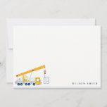 Crane Truck Construction Vehicle Kids Birthday Notitiekaartje<br><div class="desc">Een vun kraanwagen voor de bouw van een motorwagen doodt het Collectie van Birthday.. Het is een verbluffend klein lichtje van gele grijze kraanwagen met het geboortejaar, ideaal voor je kleine verjaardagsfeestjes. Het is zeer gemakkelijk om, met uw persoonlijke details aan te passen. Als u een ander bijpassend product of...</div>