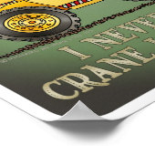 Crane Truck Operator Quote Poster (Hoek)