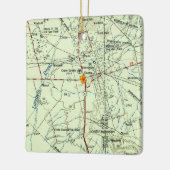 Crane TX Topo Map Keramisch Ornament (Links)