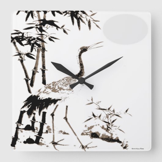 Crane Wall klok (Voorkant)