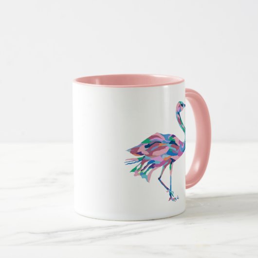 Crane Waterverf Coffee Mok (Voorkant rechts)