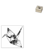 CRANE Wood Art Stamp Rubberstempel (Gestempeld)
