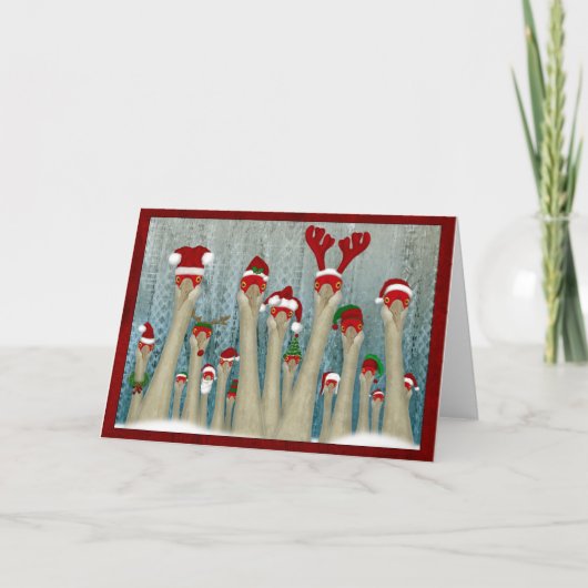 CraneDeer 2.0 Feestdagen Kaart (Voorkant)